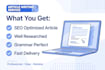 write SEO blog and article writing