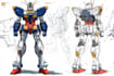 make gundam character illustration