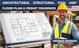 create architectural, structural, civil and mep permit plans with engineer stamp