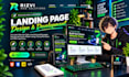 design a modern responsive landing page