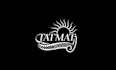 make trad tattoo style yoga mat line logo