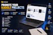 promote your kaggle projects to targeted data science audiences