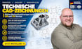 create precise mechanical cad drawings following din and iso standards