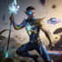 create fantasy, sci fi, character with hyper realistic style