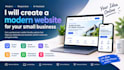 create a modern ai website for your small business