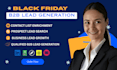 build a targeted b2b lead list for black friday sales