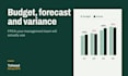 build your annual budget, rolling forecast and variance analysis
