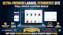 build full stack laravel website