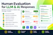 evaluate ai responses and provide human feedback for ai training