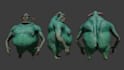 sculpt low poly 3d charecter