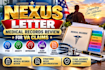 review medical records and prepare structured nexus documentation