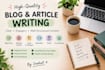 write clear and engaging blog posts and articles