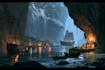 illustrate environments, landscapes, board game, concept art