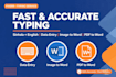 do fast and accurate sinhala and english typing and data entry