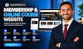 design squarespace membership website online course squarespace website redesign