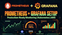 setup prometheus grafana monitoring for an application