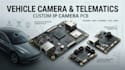design vehicle camera, telematics, IP camera pcb