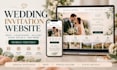 design wedding invitation website with rsvp countdown and photo gallery website