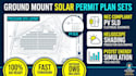 draft ground mount solar permit plan set, pv sld, helioscope, pvsyst