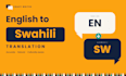 let me translate your article from english to kiswahili