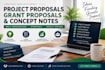 write professional project and grant proposals and concept notes