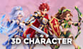 do 3d character modeling, 3d game model, 3d game character, and vrchat avatar