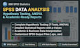 do spss data analysis, hypothesis testing, anova, and chi square