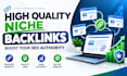 build high quality german niche relevant backlinks for SEO