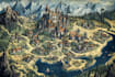 illustration fantasy map illustration