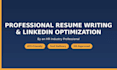 create a professional resume and optimize  linkedin profile