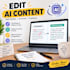 edit ai written content
