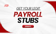 do stubs, taxes calculation, convert your data to pdf file