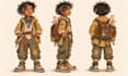 create a character sheet turnaround and character reference sheet