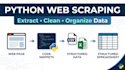 scrape websites and extract data using python