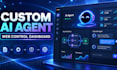 build a custom ai agent with a web control dashboard