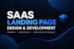 design and develop a modern saas landing page