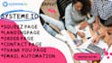 create systeme io landing pages and systeme io sales funnel