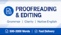 proofread and fix grammar to make your english sound native