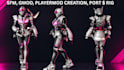 create, rig and port sfm model, gmod playermodel, l4d2, tf2, mmd
