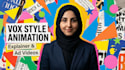 create attractive vox style paper collage animation video