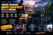 create stunning game graphics and UI UX design
