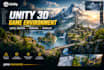 create low poly 3d game environment and assets for unity