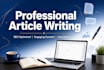write simple and engaging articles and blog posts