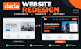 design, redesign and customize your duda website