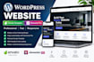 create and customize wordpress website using envate template and elementor pro