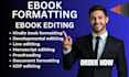 format and edit your ebook, ebook formatting, paperback formating