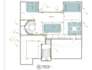 draft lighting pan, switches and socket distribution plan, roofdeck terrace plan