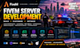 develop customize fivem gta rp server, roleplay with custom scripts and features