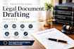 draft legal documents professionally