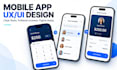 design a clear mobile app UX UI flow in figma